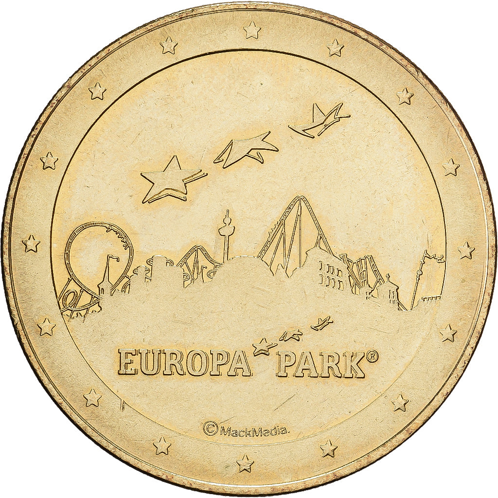 Frankreich, betaalpenning, Europa Park, Voletarium, Copper-nickel Aluminium, VZ