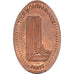 France, Elongated Coin, 75/ Paris - Tour Montparnasse, Cuivre, SUP
