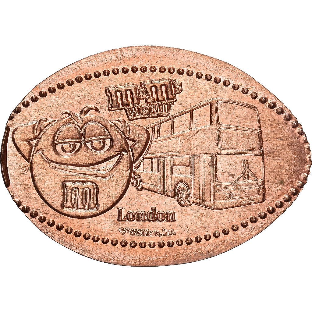 Verenigd Koninkrijk, Elongated Coin, M&M'S WORLD, London, Koper, PR