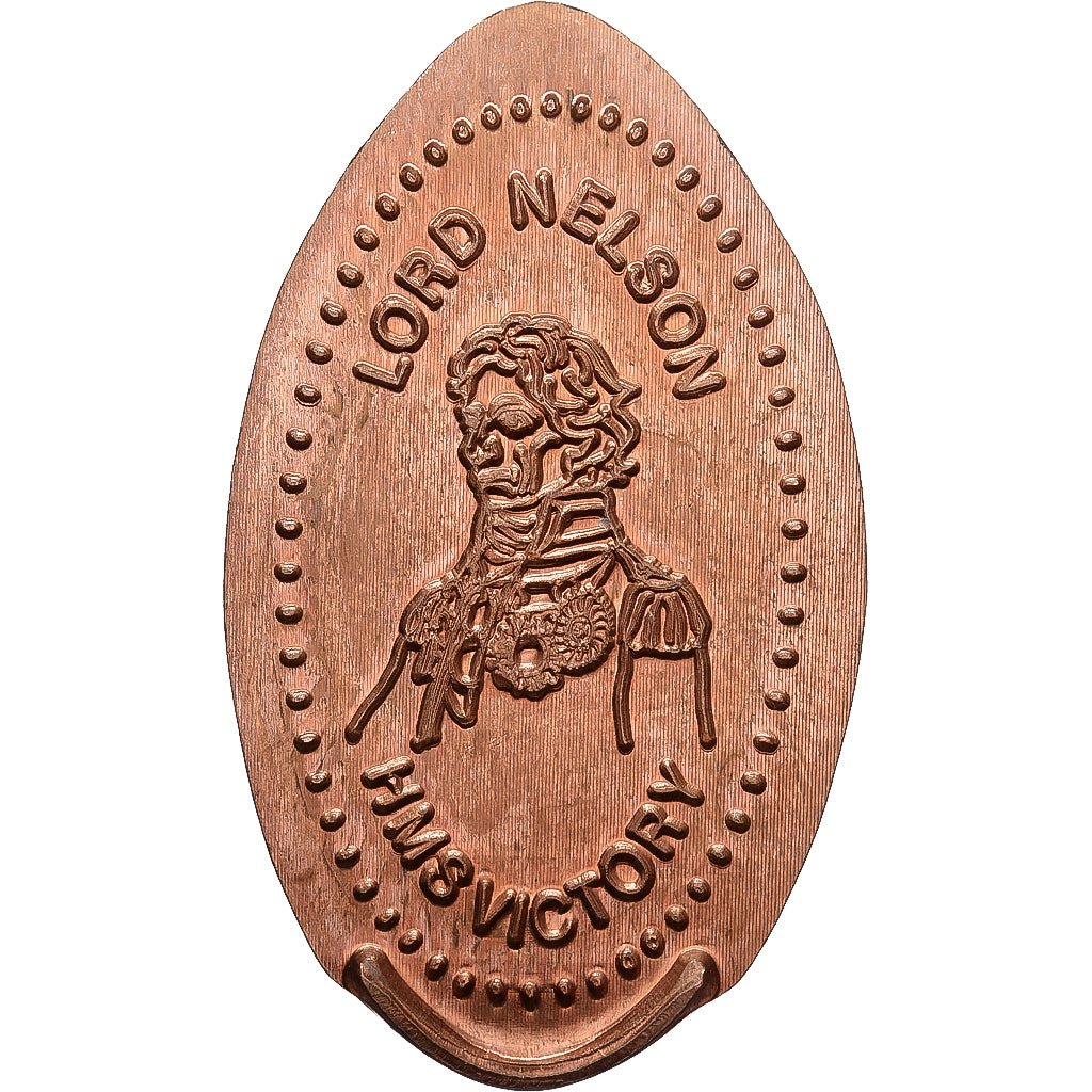 Verenigd Koninkrijk, Elongated Coin, Lord Nelson, Koper, PR