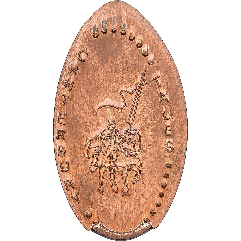 Regno Unito, Elongated Coin, Canterbury Tales, Rame, SPL-