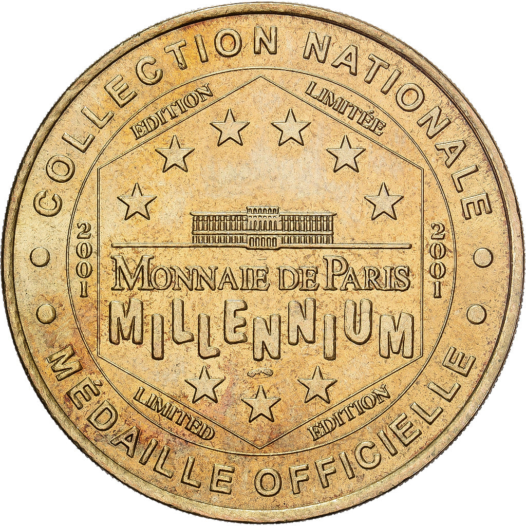 França, Token, Helfaut - La Coupole n°1, 2001, Cuproníquel Alumínio, MDP