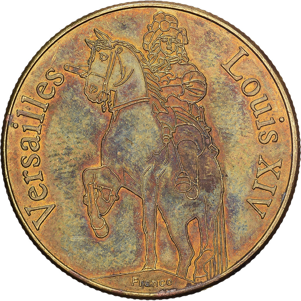 Francia, medaglia, Louis XIV, Château de Versailles, Rame-nichel-alluminio, BB