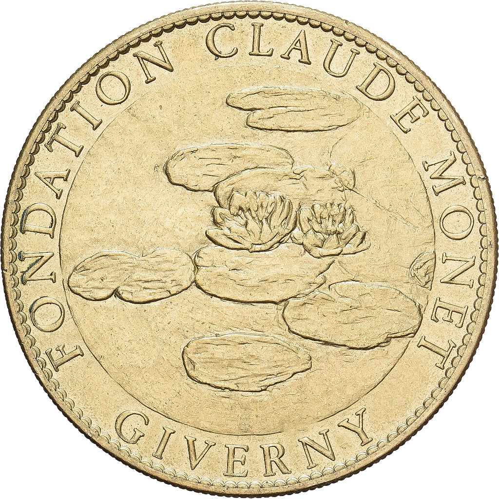 France, Jeton, Giverny, fondation Claude Monet, 2011, Cupro-nickel Aluminium