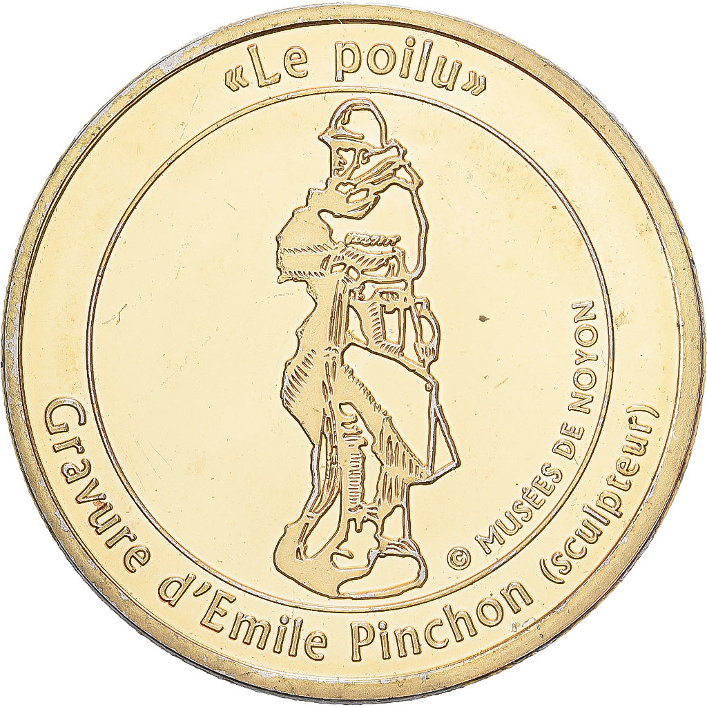 Francia, ficha, Musée Territoire, Centenaire 14-18, Rame-nichel-alluminio, SPL-