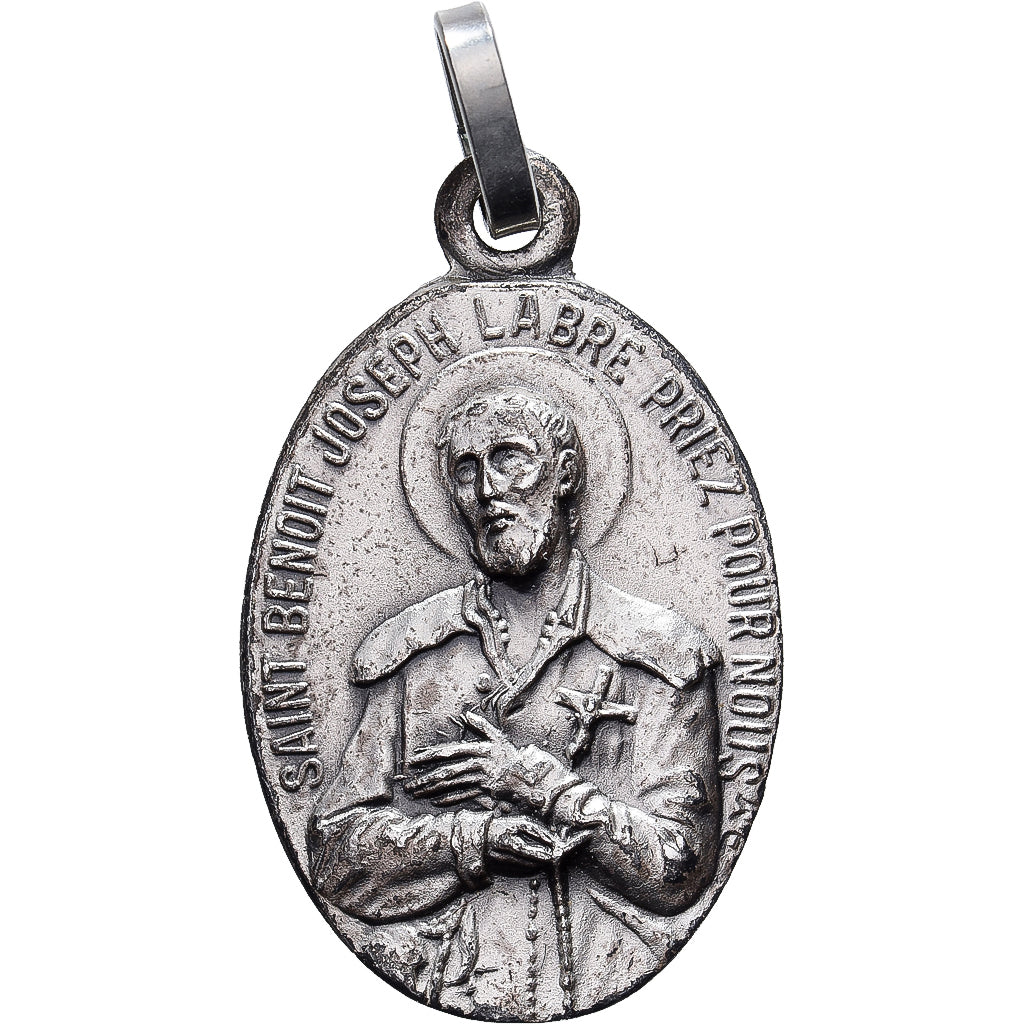 Francia, medaglia, Saint Benoit, Souvenir d'Amettes, Silvered Metal, BB