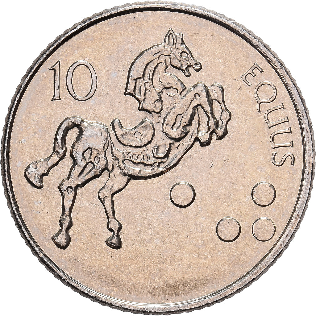 Coin, Slovenia, 10 Tolarjev, 2005, MS(63), Copper-nickel, KM:41