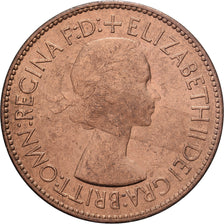 Great Britain, Elizabeth II, Penny, 1953, Bronze, EF(40-45), KM:883