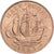 Grã-Bretanha, Elizabeth II, 1/2 Penny, 1953, Bronze, AU(50-53)