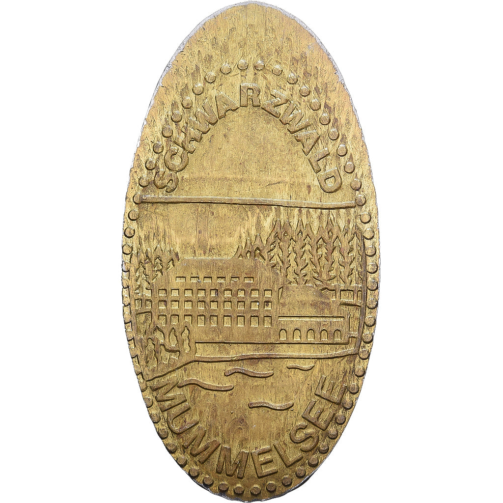Germany, Elongated Coin, Schwarzwald, Brass, EF(40-45)
