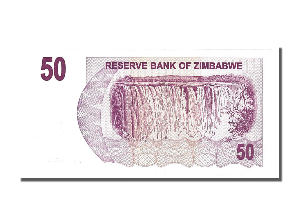 Biljet, Zimbabwe, 50 Dollars, 2006, 2006-08-01, NIEUW