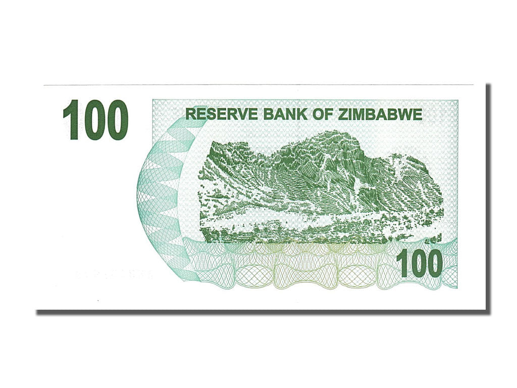 Banknote, Zimbabwe, 100 Dollars, 2006, 2006-08-01, UNC(65-70)