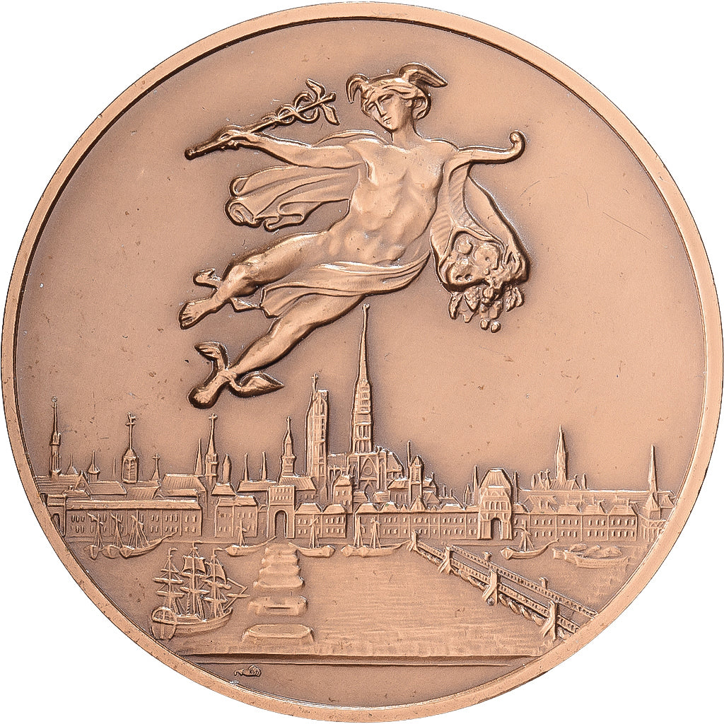 France, Token, Chambre de Commerce et d'Industrie de Rouen, 1991, Bronze