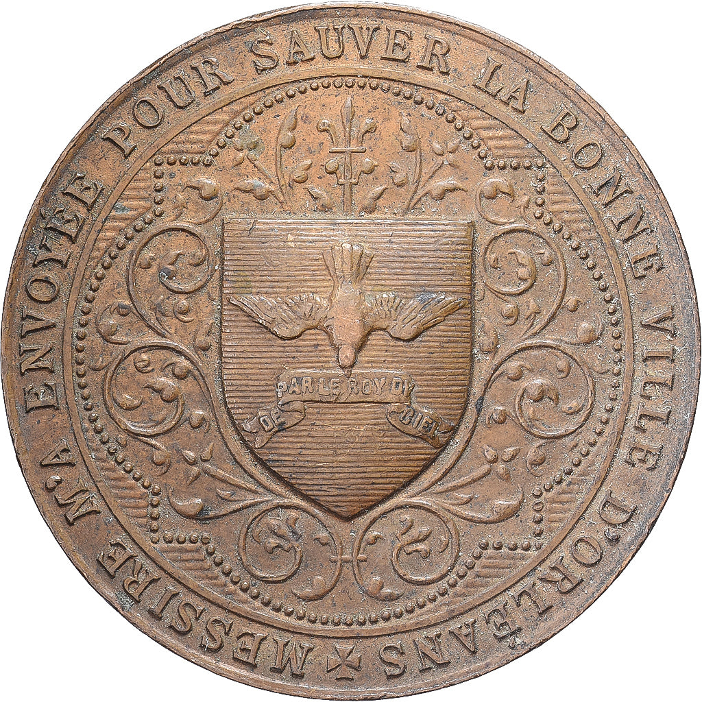 Francja, medal, Jeanne d'Arc, Orléans, Brązowy, EF(40-45)