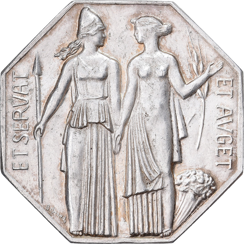 France, Jeton, Compagnie des agents de change, 1967, Argent, SUP