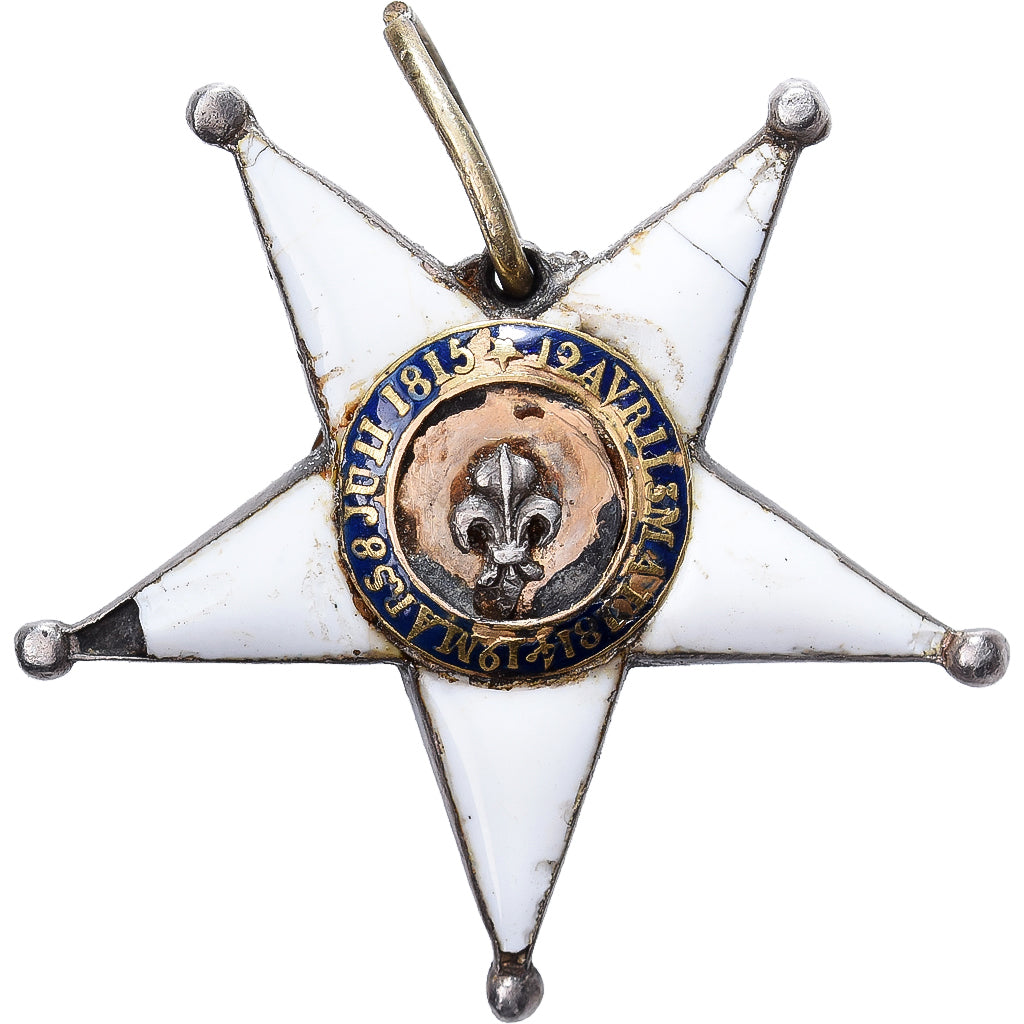 Francja, Ordre de la Fidélité, medal, 1816, Miniature, Bardzo dobra jakość