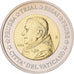 CIUDAD DEL VATICANO, medalla, 2 E, Essai-Trial Benoit XVI, 2006, Bimetálico