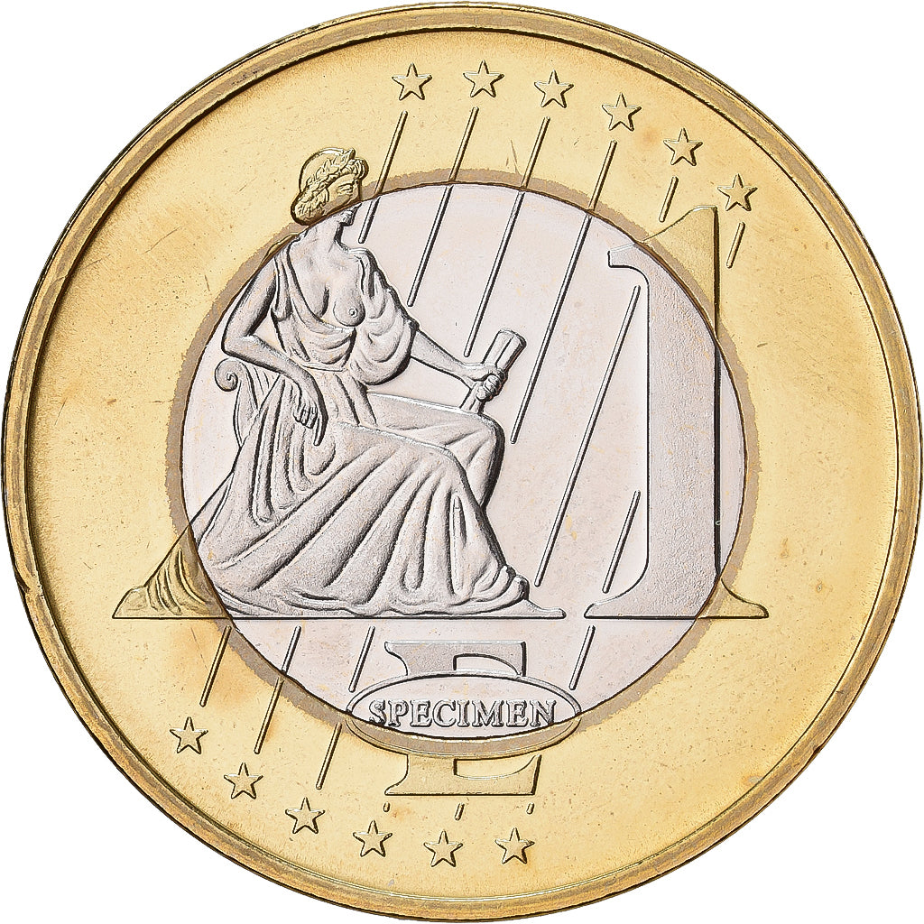 Vatikanstadt, Medaille, 1 E, Essai-Trial Benoit XVI, 2006, Bi-Metallic, STGL