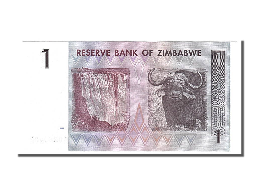Billete, 1 Dollar, 2007, Zimbabue, UNC