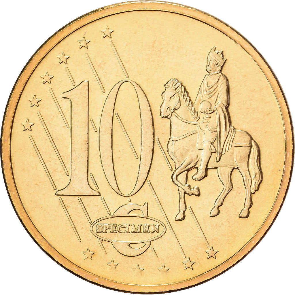 Vatican, Medal, 10 C, Essai-Trial Jean Paul II, 2003, Copper-Nickel Gilt