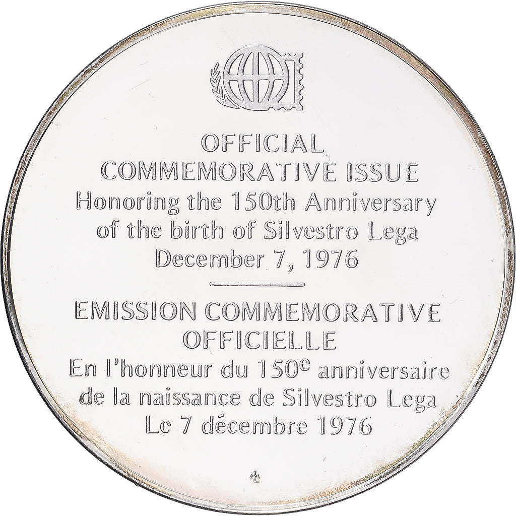 France, Medal, Peinture, 150ème Anniversaire de la Naissance de Lega, 1976