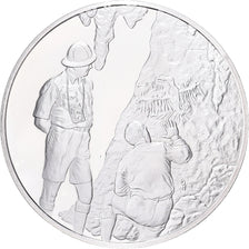 França, medalha, Art Rupestre des Antilles Néerlandaises, 1977, Prata