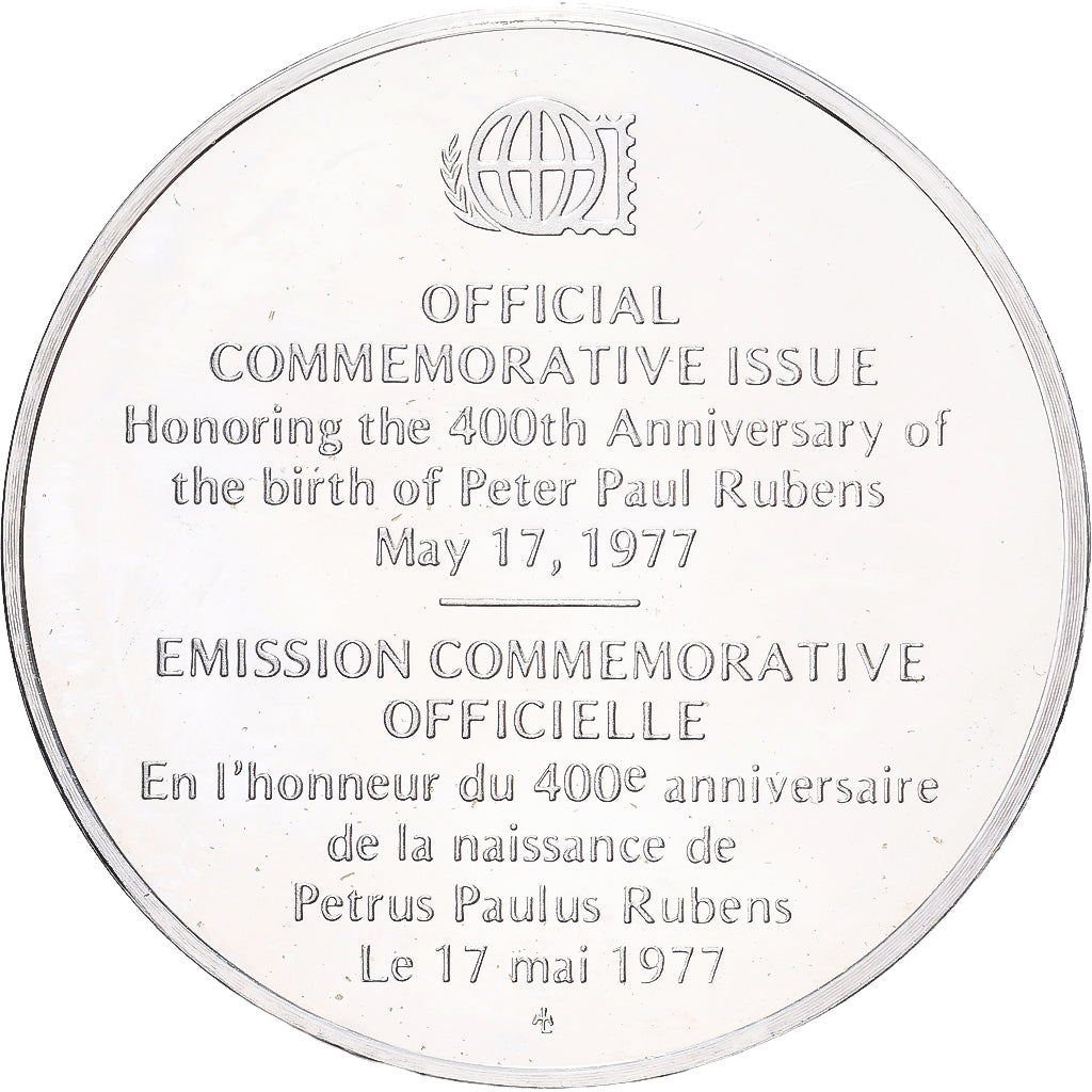 France, Medal, 400ème Anniversaire de la Naissance de Rubens, 1977, Silver