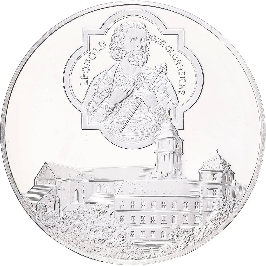 Frankrijk, Medaille, Exposition Babenberg, 1976, Zilver, UNC-
