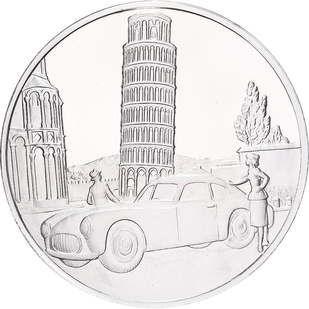 Monaco, Medal, CISITALIA, Type 1100 Grand Sport, Silver, MS(63)