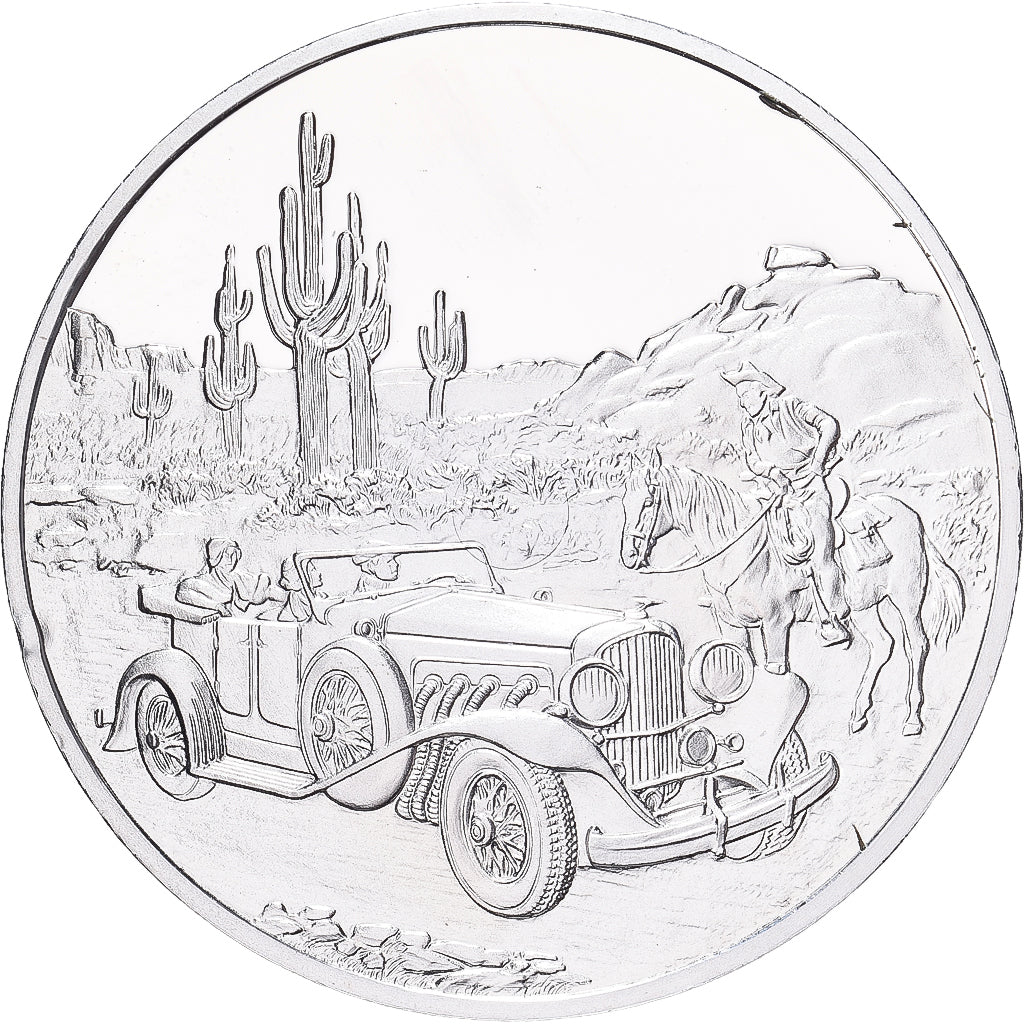 Monaco, Medal, DUESENBERG, Type SJ, Silver, MS(63)