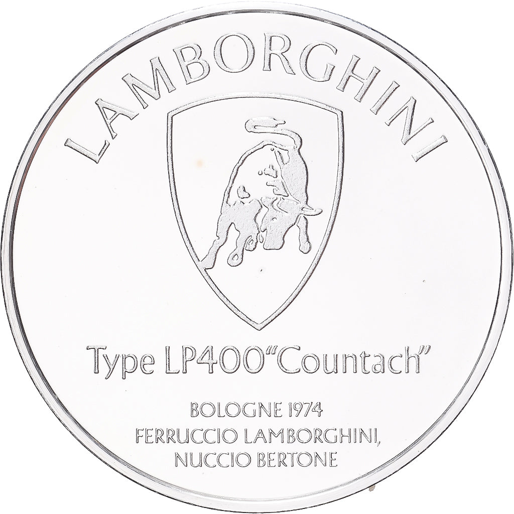 Monaco, Medal, Lamborghini, Type LP400, Silver, MS(63)