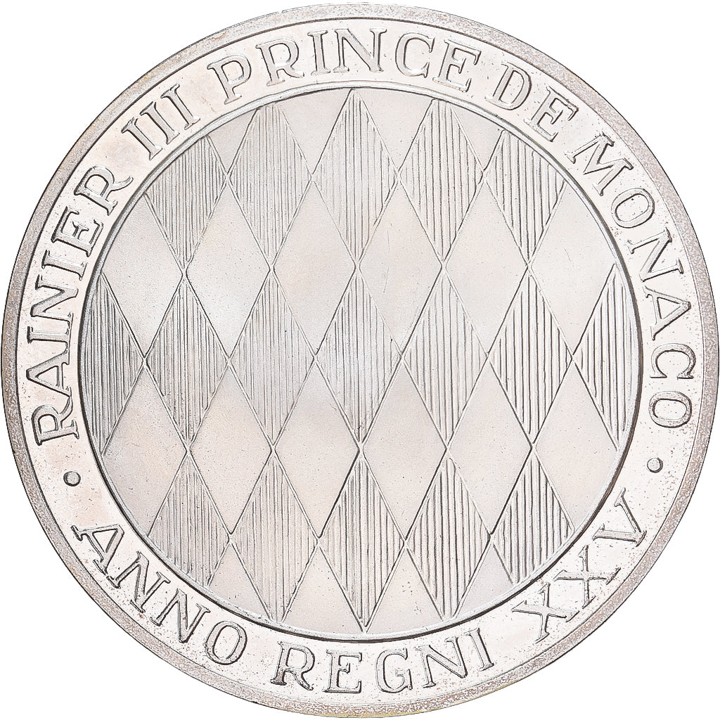 Monaco, Medal, Prince Rainier III, Silver, MS(63)