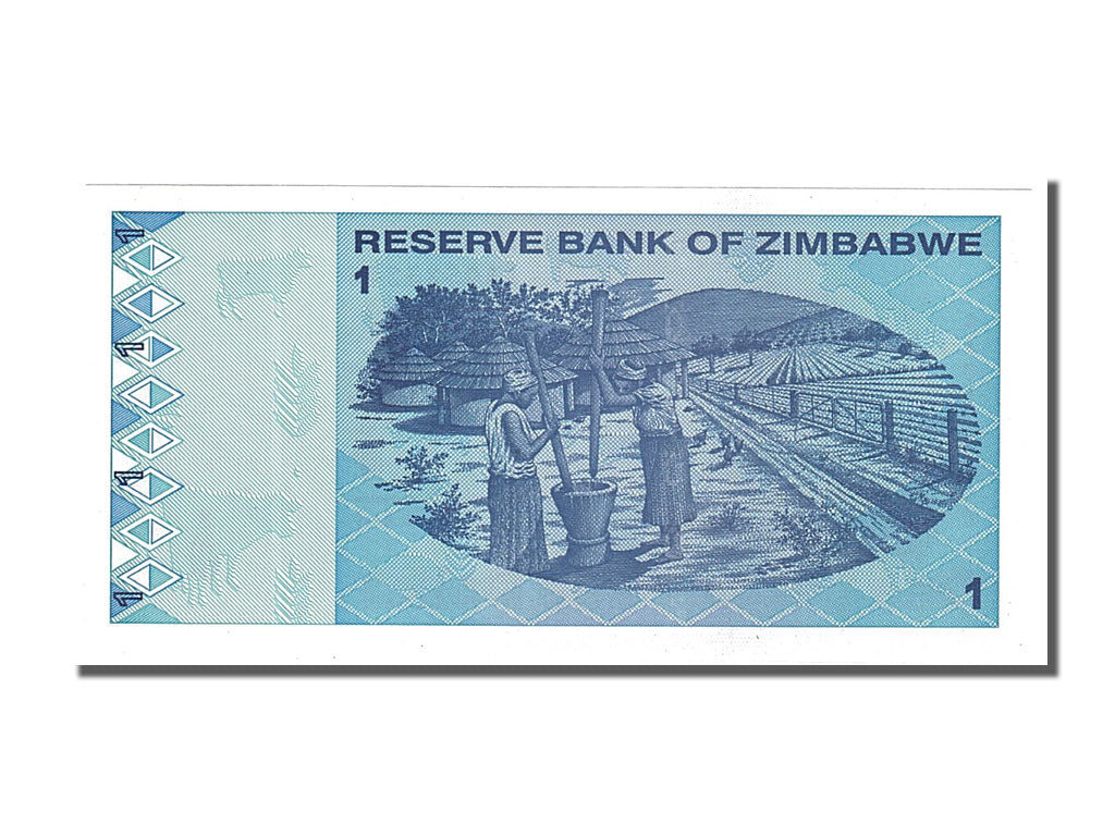 Billete, 1 Dollar, 2009, Zimbabue, UNC