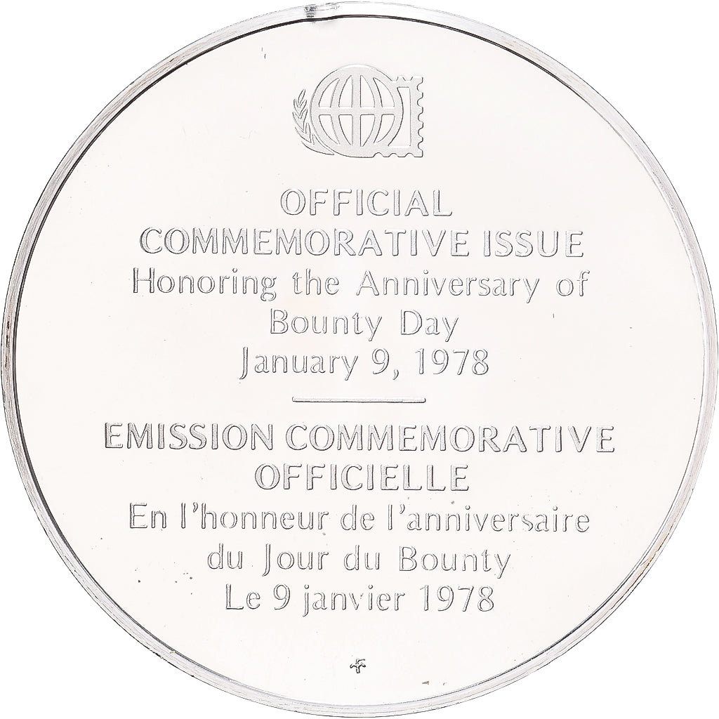 France, Medal, Anniversaire du Jour du Bounty, 1978, Silver, MS(63)