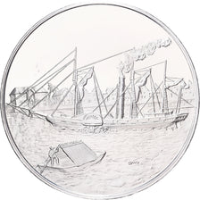 France, Médaille, Premier Navire à Vapeur de l'Europe à l'Amérique du Sud