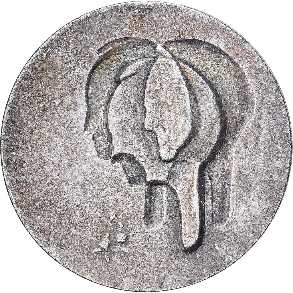 Francja, medal, 25ème Anniversaire de la Libération des Camps Nazis, Brąz