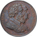 France, Medal, Louis XVIII, Rétablissement de la statue d'Henri IV, Copper