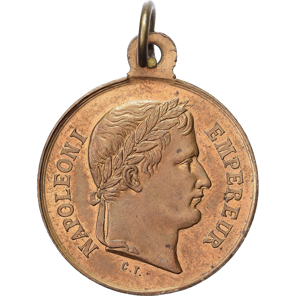 France, Medal, Inauguration du Tombeau de Napoléon Ier, 1853, Brass, Trotin