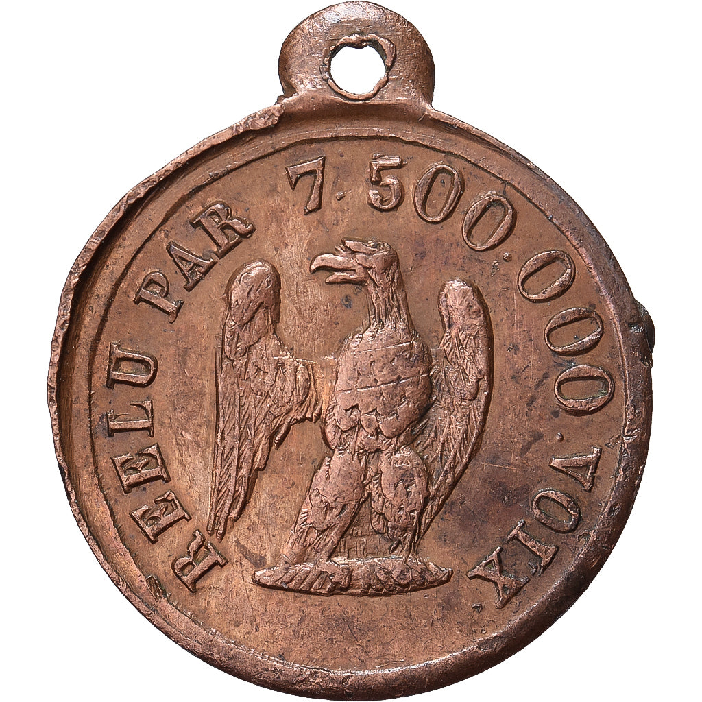 Francja, medal, Louis Napoléon Bonaparte Réélu au Suffrage Universel, 1851