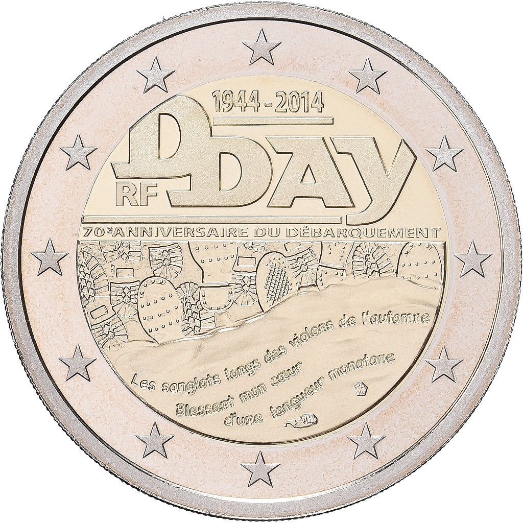 France, 2 Euro, BE, 2014, Paris, Bi-Metallic, MS(65-70), Gadoury:18