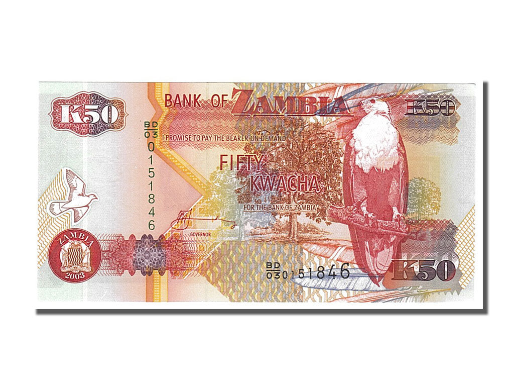 Banknote, Zambia, 50 Kwacha, 2003, UNC(65-70)