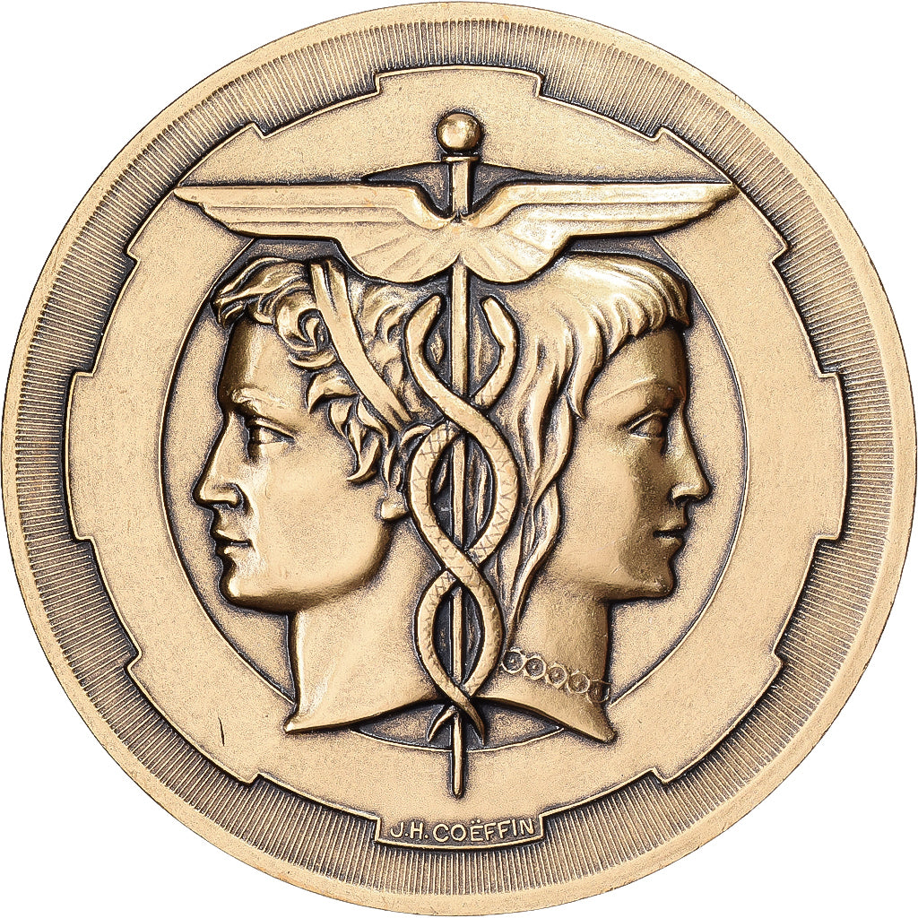 Francia, medalla, Chambre de Commerce et d'Industrie de Rouen, 2003, Bronce