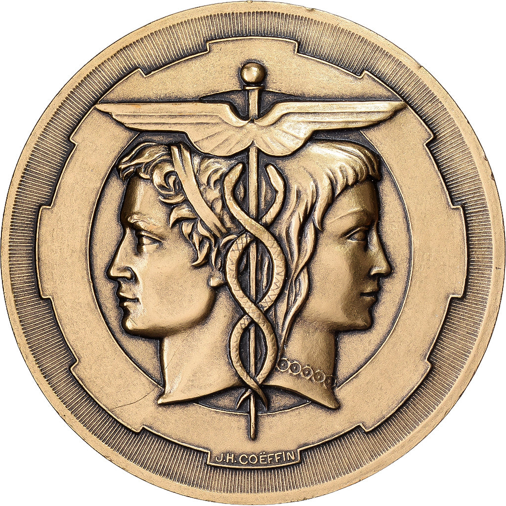 Frankrijk, Medaille, Chambre de Commerce et d'Industrie de Rouen, 2003, Bronzen