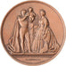 France, Medal, Napoléon III, Baptème du Prince Impérial, 1861, Copper