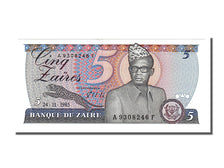 Banknote, Zaire, 5 Zaïres, 1985, 1985-11-24, UNC(65-70)