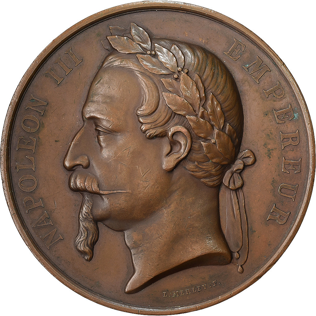 Frankreich, Medaille, Napoléon III, Inauguration du Tribunal de Commerce de
