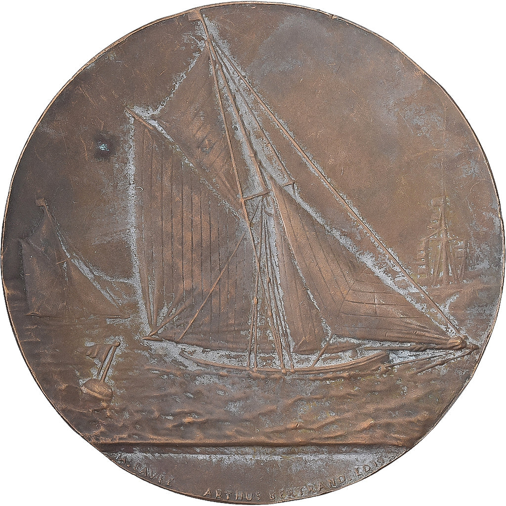 France, Medal, Le Ministre de la Marine Marchande, Bronze, Arthus Bertrand