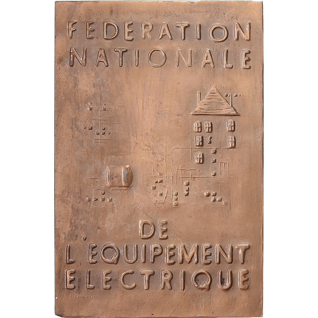 França, medalha, Fédération Nationale de l'Equipement Electrique, 1966