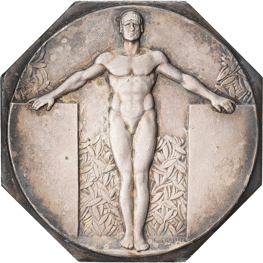 Frankreich, Medaille, Sport et Santé, 1960, Silvered bronze, SS