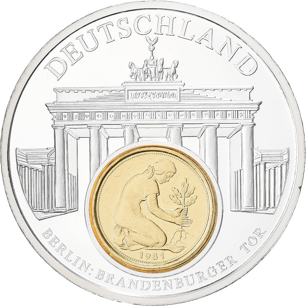 Niemcy, medal, European Currencies, Miedź-Nikiel, MS(63)